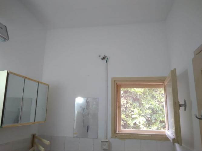 שיפוץ קיר באמבטיה אחרי